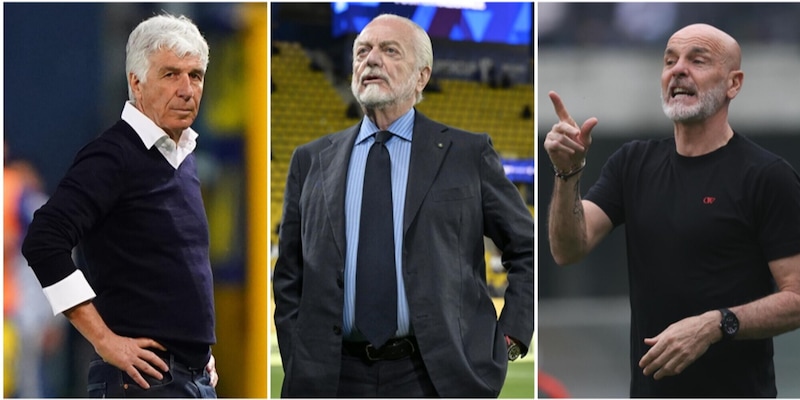 Napoli, da Gasperini a Pioli: De Laurentiis sceglie l’allenatore