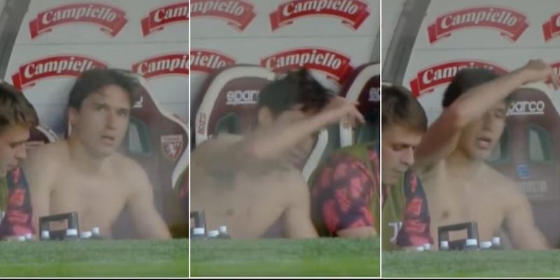 Chiesa perde la testa dopo il cambio in Toro-Juve: la frase urlata in diretta tv