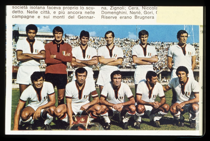 Il Cagliari ricorda lo storico scudetto del 1970: per la prima volta non c'è Riva