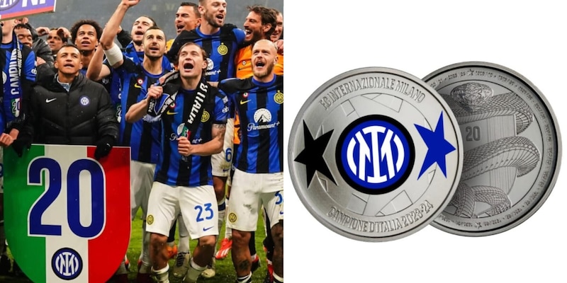 Inter, la medaglia speciale per celebrare lo scudetto: ecco quanto costa