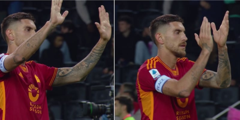 Il bellissimo gesto dei giocatori della Roma verso i tifosi dell'Udinese