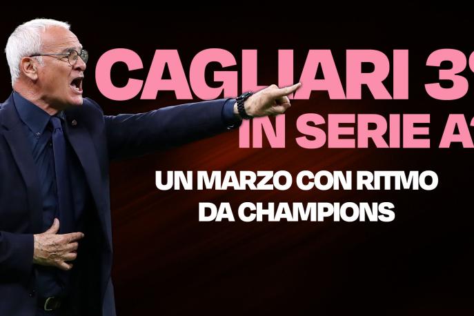 Cagliari con ritmo Champions: la nuova impresa di Ranieri