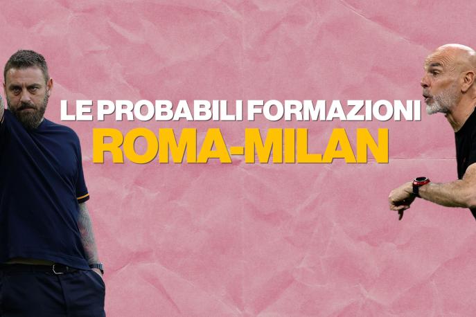 Roma-Milan, probabili formazioni ritorno Europa League
