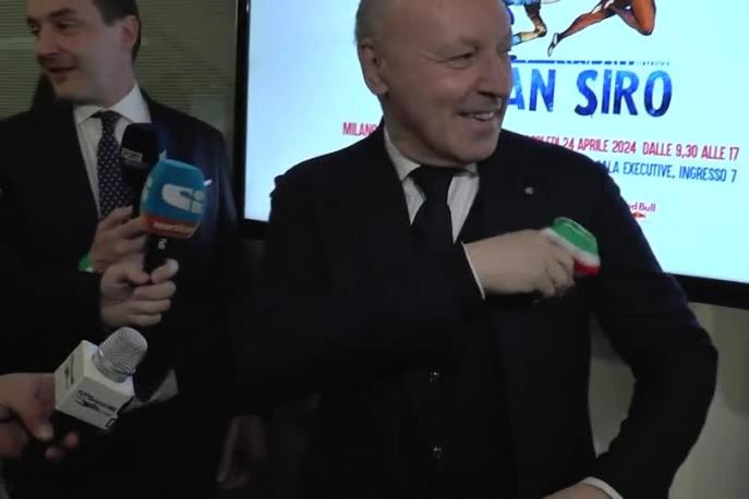 Scudetto Inter, Marotta esulta ancora: sventola il fazzoletto tricolore