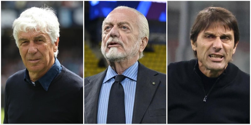 Napoli, casting per l'allenatore: restano Gasperini o Conte