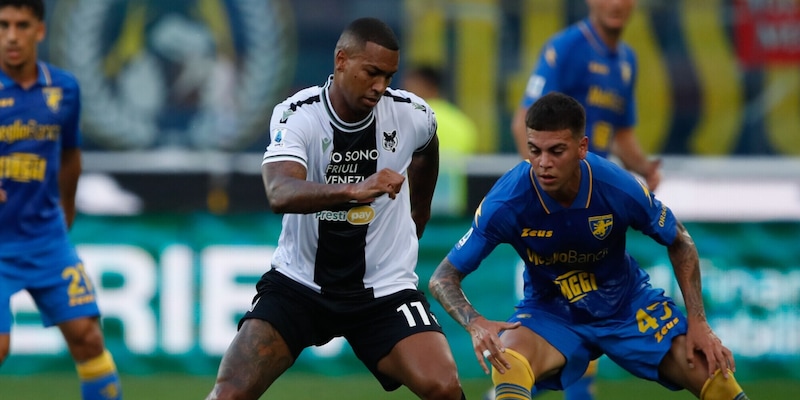 Frosinone-Udinese diretta: dove vederla in tv, streaming e formazioni LIVE