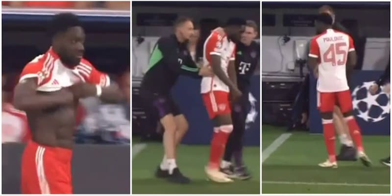 Davies salvato da una clamorosa gaffe in Bayern-Real: la scena è virale