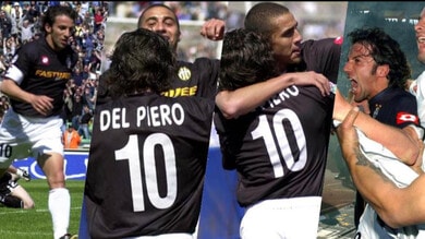 Juve e 5 maggio 2002: post del club e di Del Piero virali, tifosi scatenati