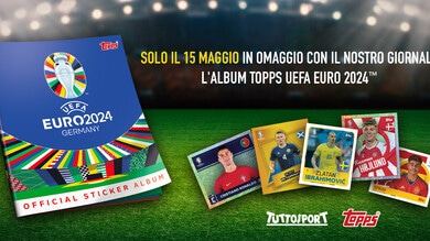 In regalo l'Album Topps Uefa Euro 2024™ - in edicola solo il 15 maggio con Tuttosport