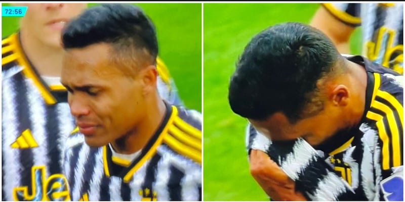 Alex Sandro, addio in lacrime alla Juve: la standing ovation dei tifosi lo fa crollare