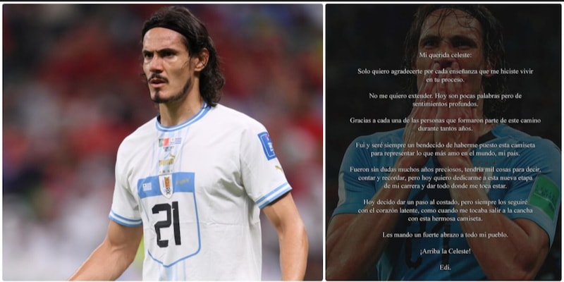 Cavani lascia la nazionale, è ufficiale: l'emozionante lettera di addio