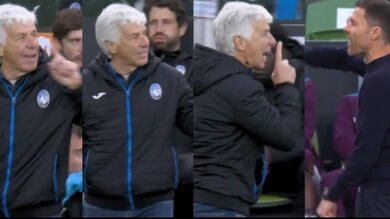 Gasperini scatenato: gesto a Xabi Alonso in Atalanta-Bayer, cosa gli ha detto