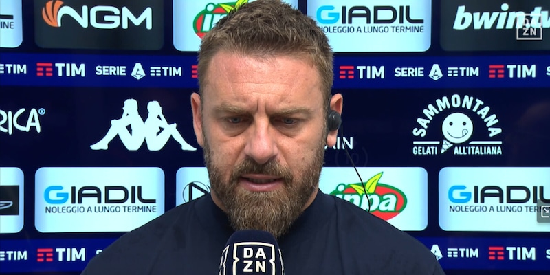 De Rossi triste, la frase su Di Francesco dopo Empoli-Roma in diretta tv