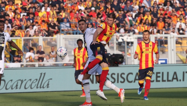 LIVE Lecce-Udinese 0-1: dopo 45' decide un gran colpo di testa di Lucca