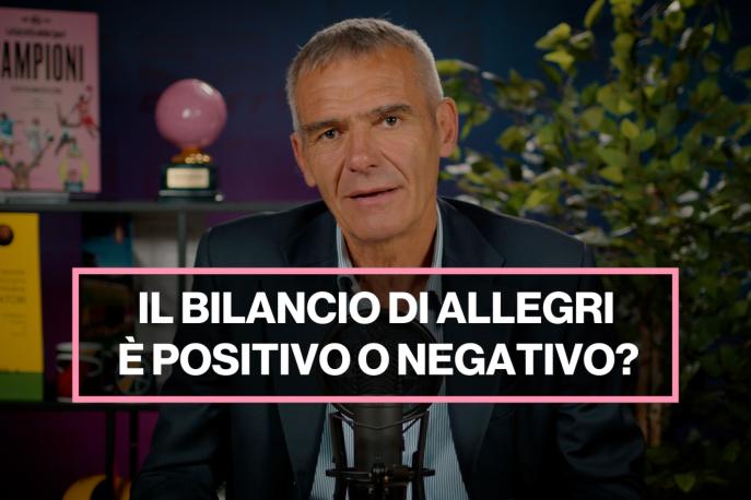 Il bilancio di Allegri è negativo, però non è colpa sua