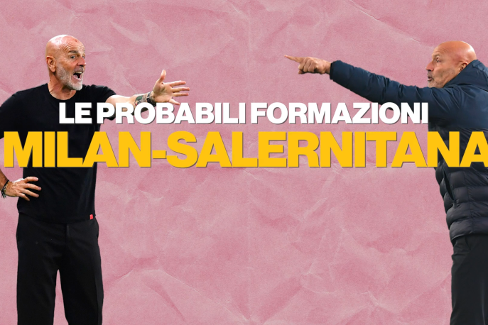 Milan-Salernitana, le probabili formazioni di Pioli e Colantuono