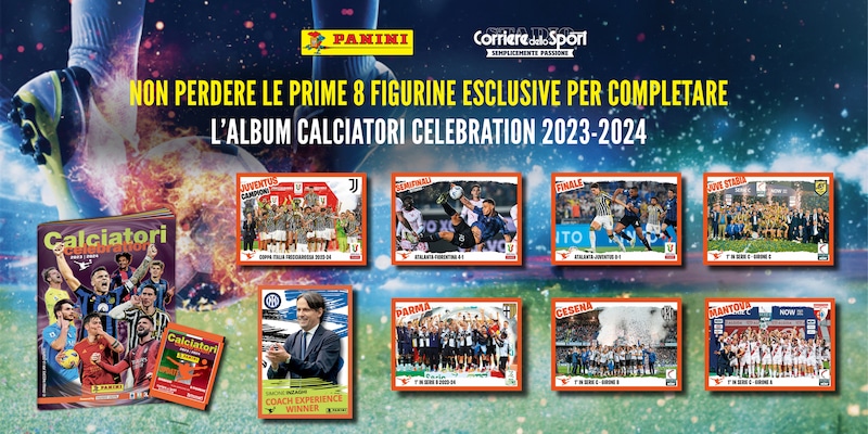 Figurine esclusive Panini, venerdì in regalo con Corriere dello Sport-Stadio