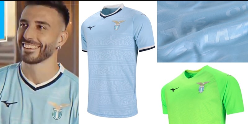 Lazio, la nuova maglia presentata sui social: i dettagli esaltano i tifosi