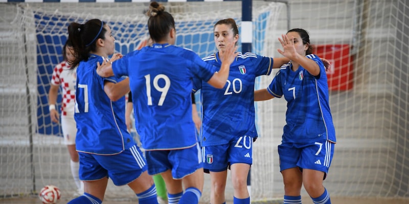 Femminile, settebello Italia: è finale alla Futsal Week. "E ora vinciamo"