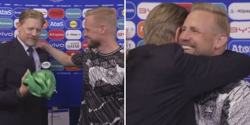 Peter Schmeichel intervista il figlio Kasper: quante lacrime in Danimarca