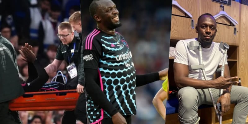 Bolt, che sfortuna: si rompe il tendine d’Achille giocando a calcio