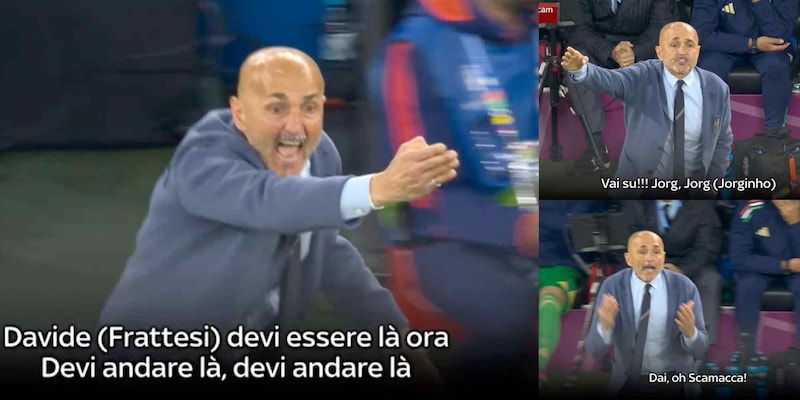 “Dai oh, Scamacca!”, “Frattesi, sei nel traffico!!!”: le incredibili rivelazioni della Spalletti-cam