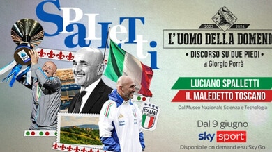 L'uomo della domenica su Sky è Luciano Spalletti: il maledetto toscano