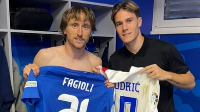 Fagioli, notte da sogno: incontro e dedica da brividi a Modric