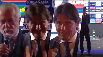 Conte, inizia l'era Napoli: la presentazione in diretta