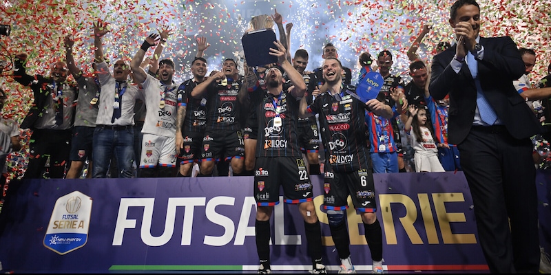 Meta Catania campione d'Italia. Passa ad Aversa e porta il tesoro sull'isola