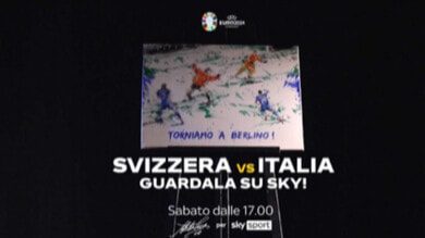 Sky Sport: “Torniamo a Berlino, Italia”, in onda con la voce di Del Piero e le pennellate di Pako Bono