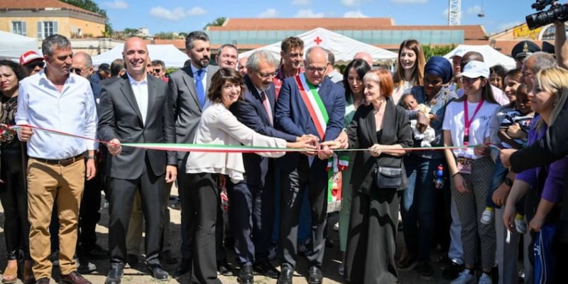 Inaugurato il 'Gran Cuore di Roma': presente la Ceo giallorossa Souloukou