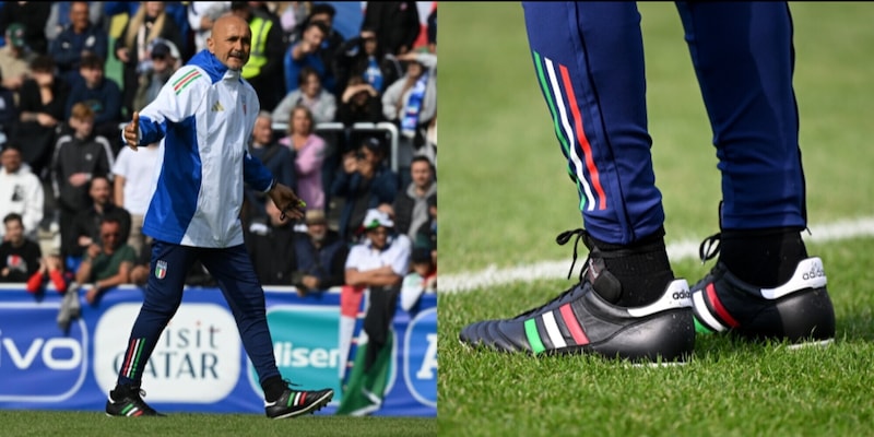 Le scarpe di Spalletti fanno impazzire i tifosi: c'è un dettaglio che non è sfuggito