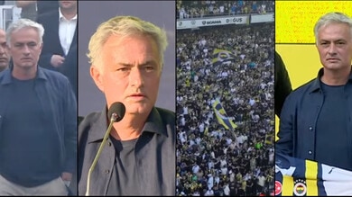 Mourinho-Fenerbahce, arrivo da rockstar: stadio pieno e tifosi in delirio