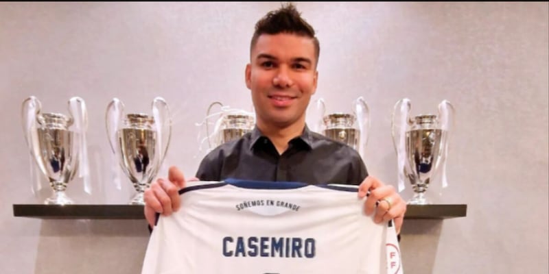 "Casemiro investe nel calcio spagnolo ma potrebbe raggiungere Ronaldo"