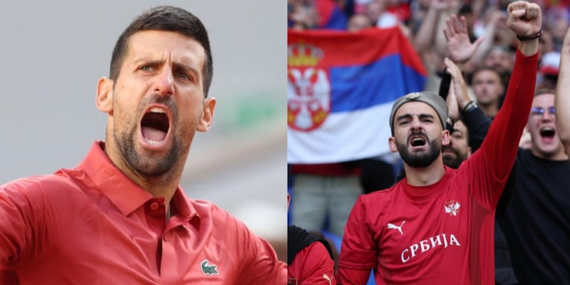 Djokovic carica la Serbia in un video: tifosi allo stadio impazziti cantano il suo nome