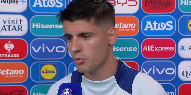 Morata e la frase della Juve in diretta tv: "Vincere è l'unica cosa che conta"