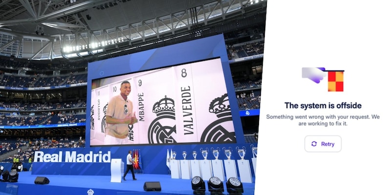 Mbappé, problemi durante la presentazione: app Real in tilt 1 Mbappé, problemi durante la presentazione: app Real in tilt