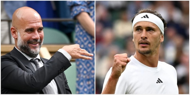 Zverev, siparietto con Guardiola a Wimbledon: "Se ti stanchi del calcio..."