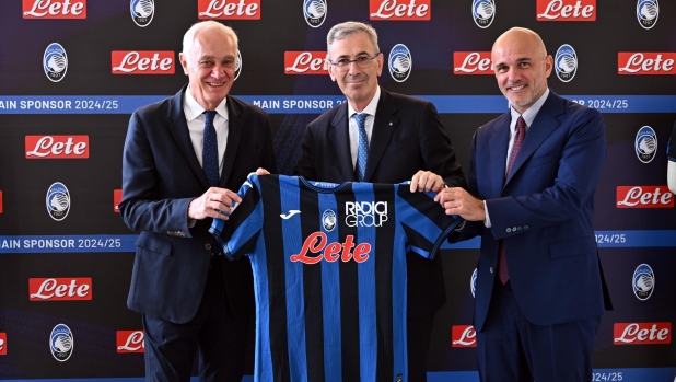 L'Atalanta riabbraccia Acqua Lete: sarà main sponsor dei nerazzurri per tre stagioni