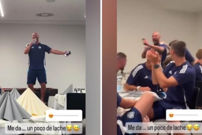 Como, Reina show a cena: canta, balla e fa il trenino