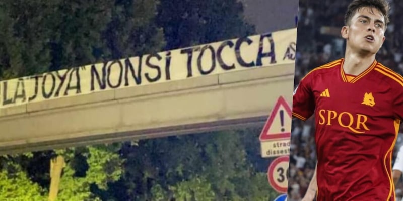 Dybala, altra scritta nella notte dei tifosi: "La Joya non si tocca"