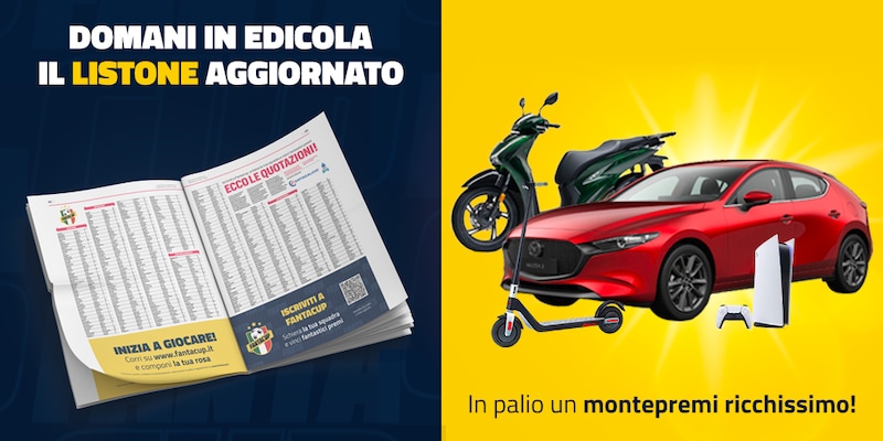 Fantacup: domani in edicola le quotazioni aggiornate!