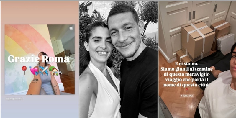 Belotti, la moglie Giorgia saluta Roma: è una commovente dedica alla città