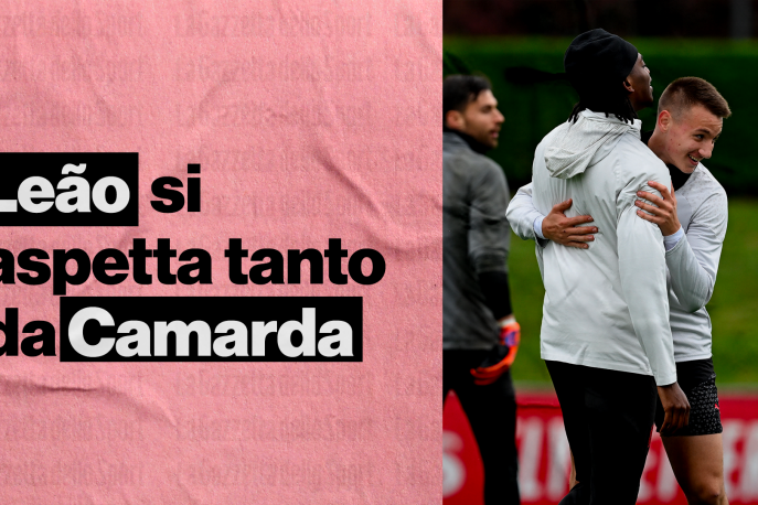 Leao: "Camarda? È giovane, con la prima squadra è tutto diverso"