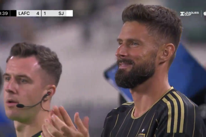 Giroud, debutto con la maglia del Los Angeles FC: ecco l'esordio in Leagues Cup