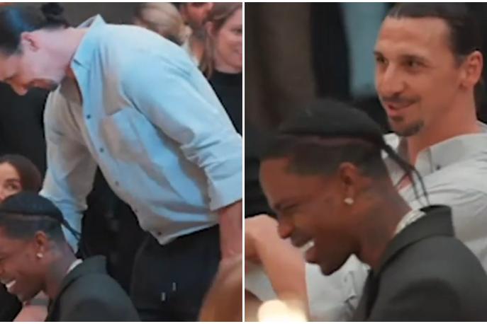 Ibrahimovic fa morire dal ridere Travis Scott