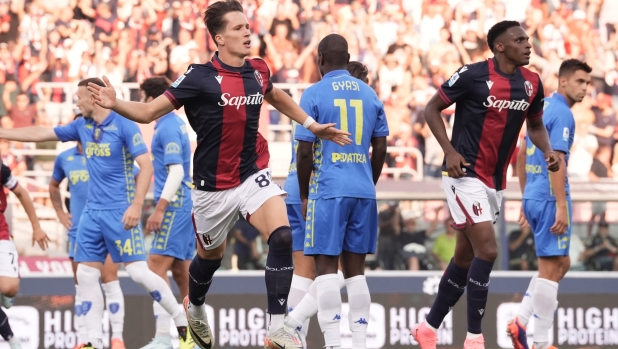 LIVE Bologna-Empoli 1-1 al 45': gol di Fabbian e Gyasi, Solbakken e Orsolini si mangiano il vantaggio