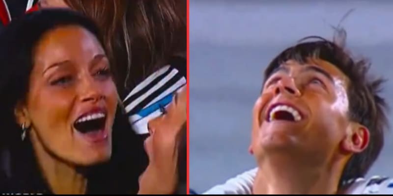 Urla, abbracci e lacrime: la reazione di Oriana al gol di Dybala contro il Cile