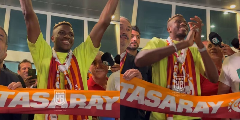 Osimhen, che accoglienza a Istanbul: "Bello essere qui, ho parlato con Mertens"